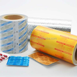 0.02mm thickness gold ptp aluminum foil pharmaceutical foil