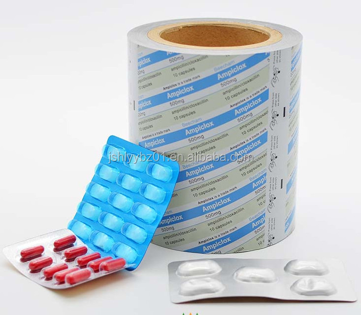 Hanlin__printing Process Aluminum Blister Foil Safe Coated Pharmaceutical Tablet Pvc Packaging  