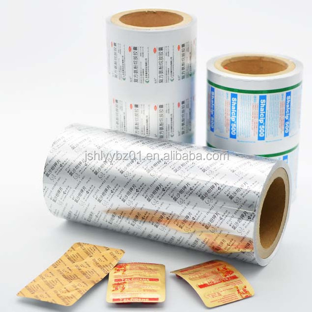 0.02mm thickness gold ptp aluminum foil pharmaceutical foil