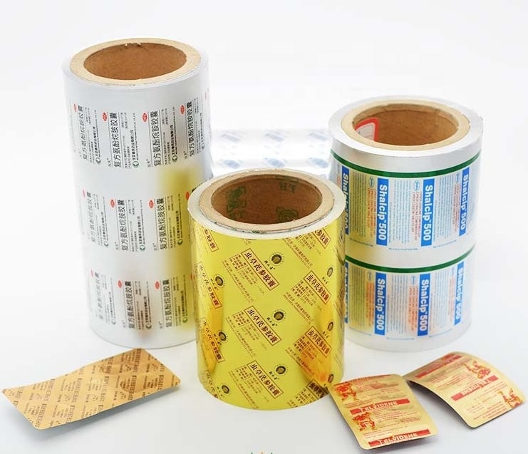 heat sealed lacquer blister ptp aluminum foil for pharmaceutical and food packaging