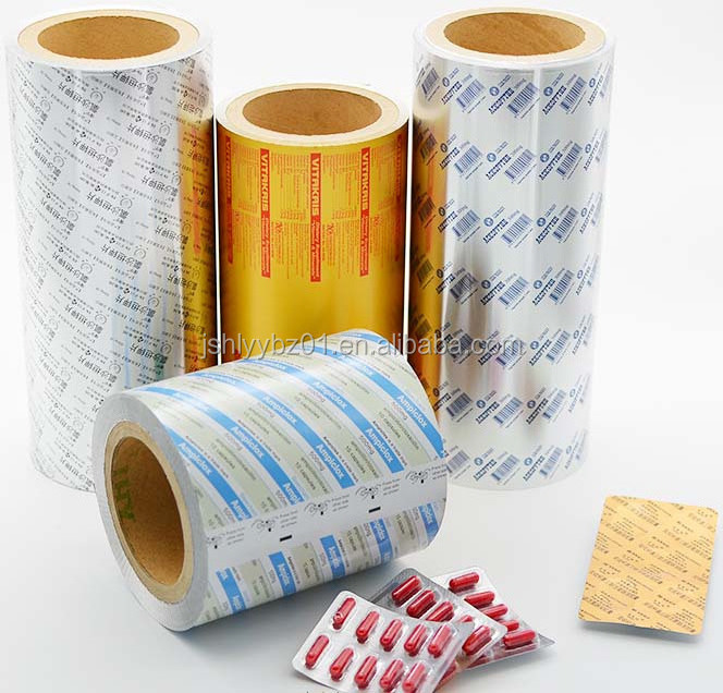 Hanlin__printing Process Aluminum Blister Foil Safe Coated Pharmaceutical Tablet Pvc Packaging  