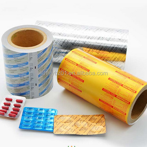 heat sealed lacquer blister ptp aluminum foil for pharmaceutical and food packaging