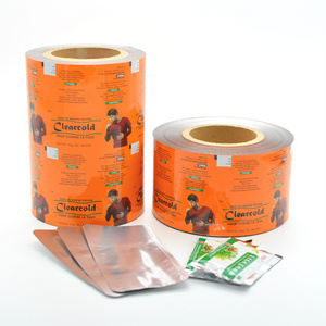 2 layers laminated material plastic packaging aluminium film packaging sachet for food packaging