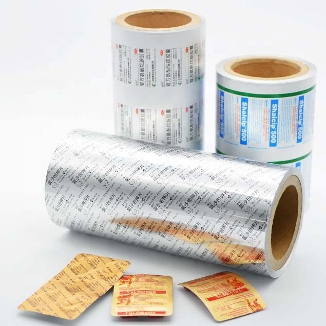 heat sealed lacquer blister ptp aluminum foil for pharmaceutical and food packaging