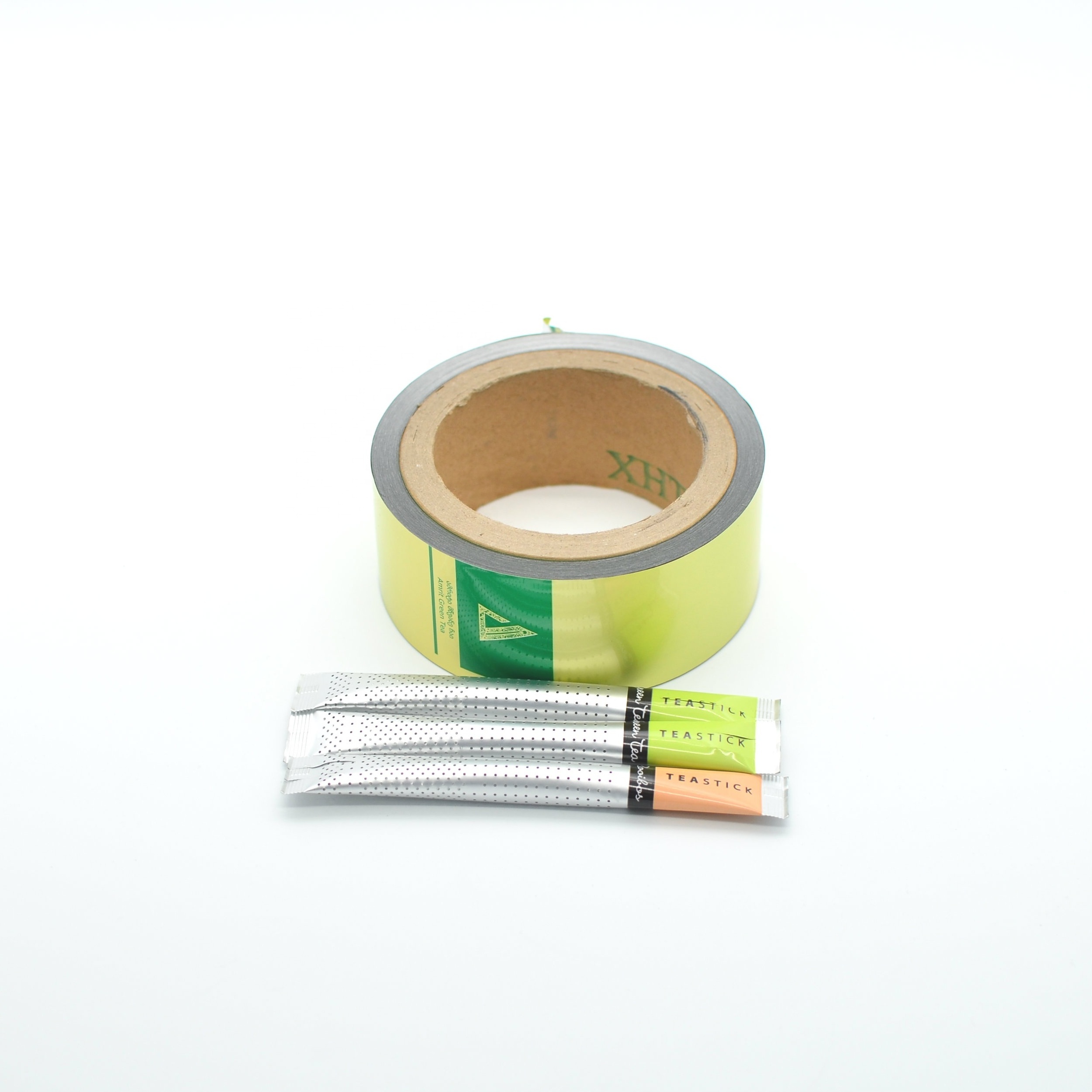 2 layers laminated material plastic packaging aluminium film packaging sachet for food packaging