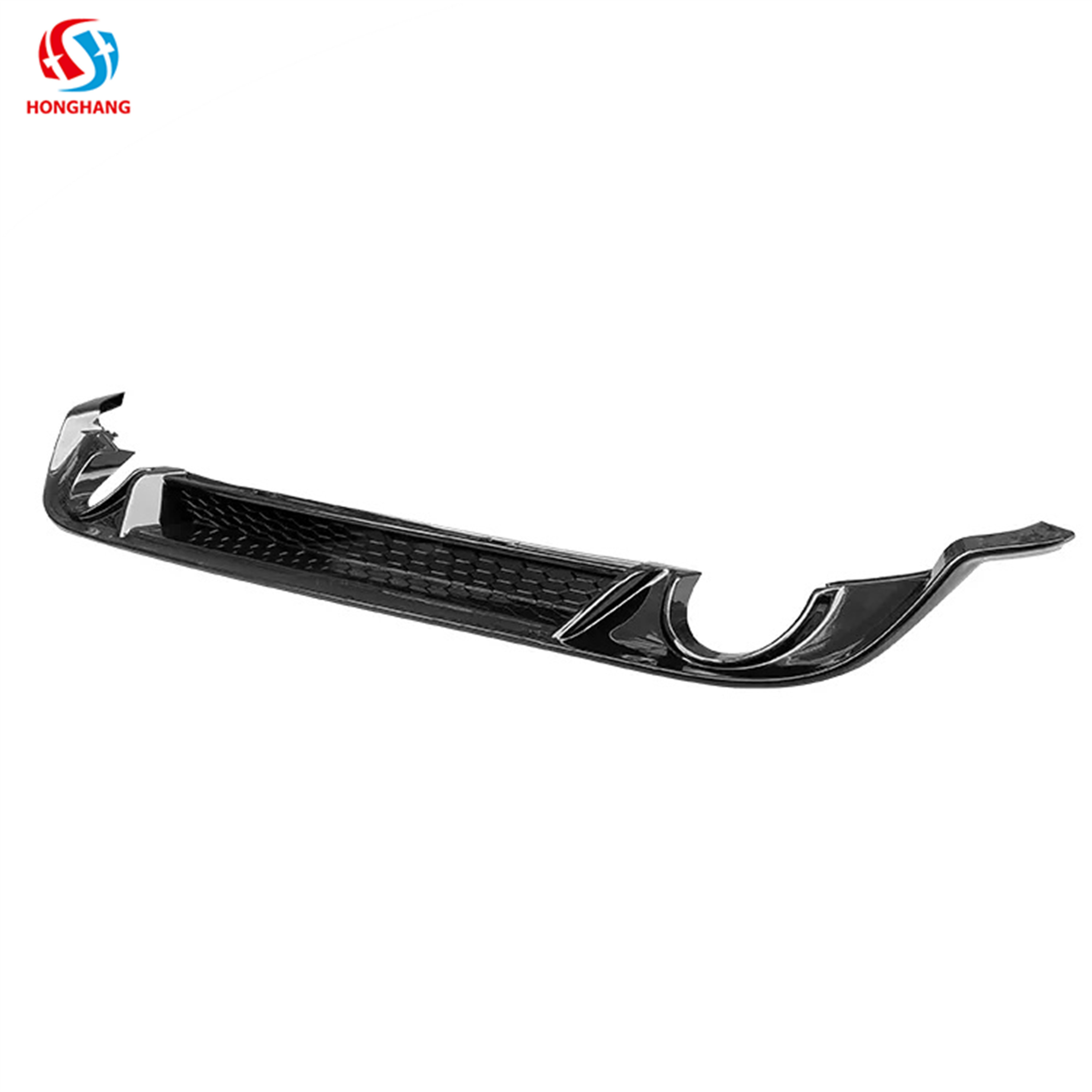 Honghang Car Body Kit Rear Bumper Lip Spoiler Manufactory Outlet ABS Plastic Carbon Fiber for Volkswagen VW GOLF 7.5 MK7.5 GTI