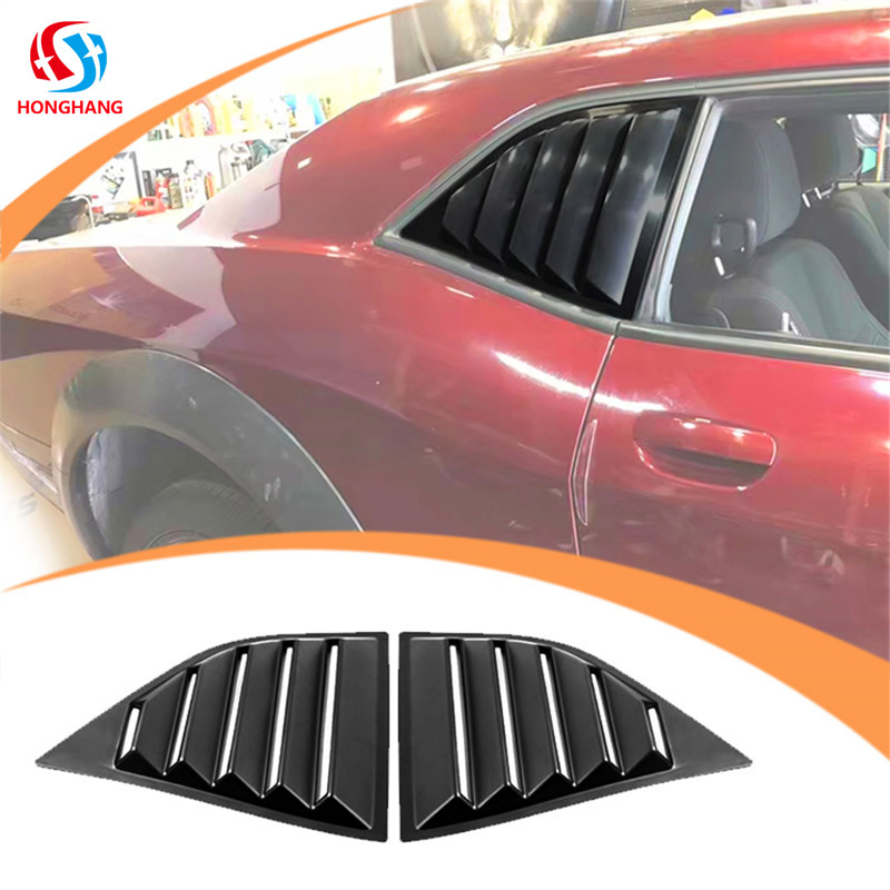 Honghang supplier Base Price Hot Sale Rear Window Shutter Vent Cover Exterior Parts Shutter Trim for Dodge Challenger kit 2015+