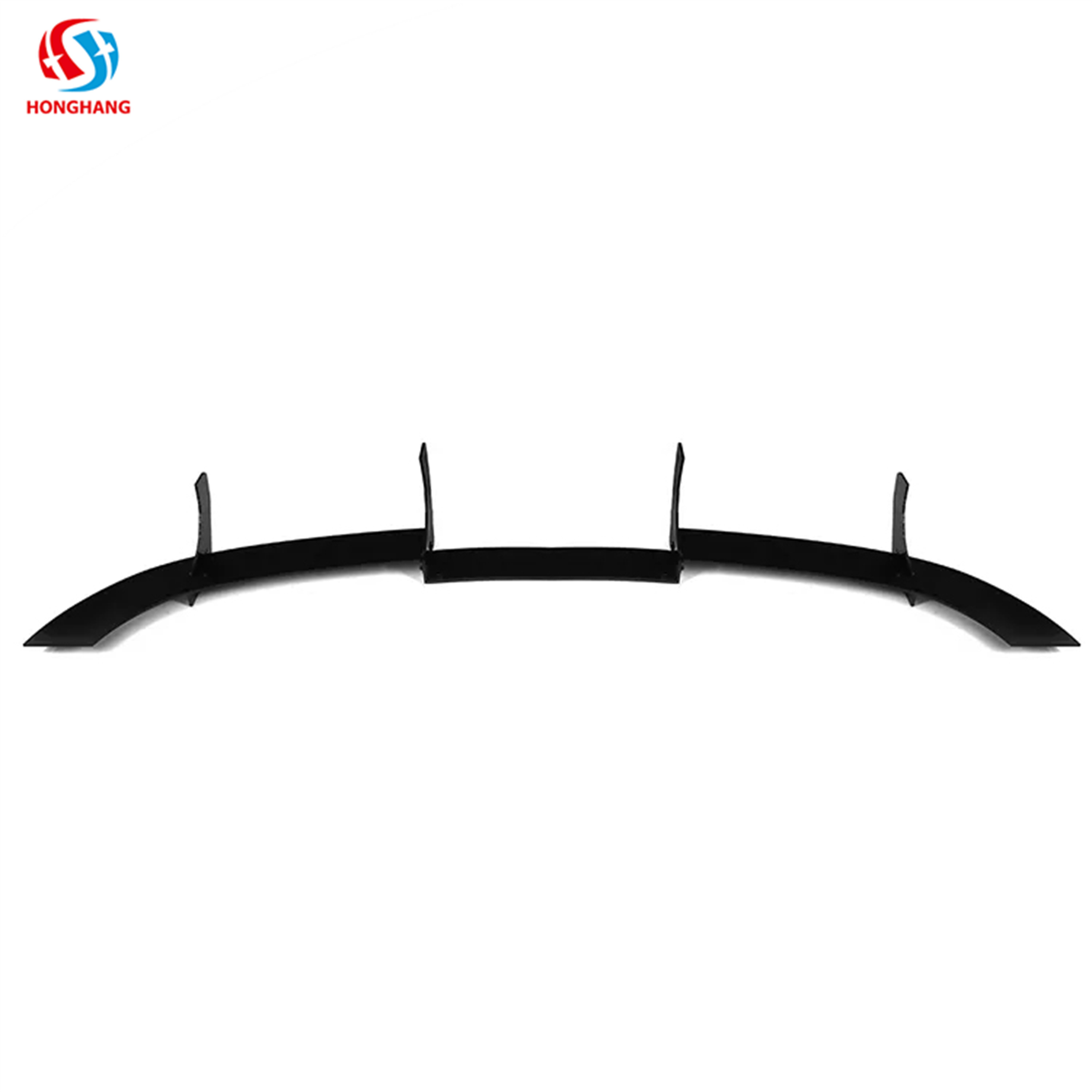 Honghang Auto Accessories Rear Bumper Lip Diffuser 2005-2009 VW Carbon ABS Black 2kg for V.w Golf 5 Mk5 R32 Body Kit Accessories