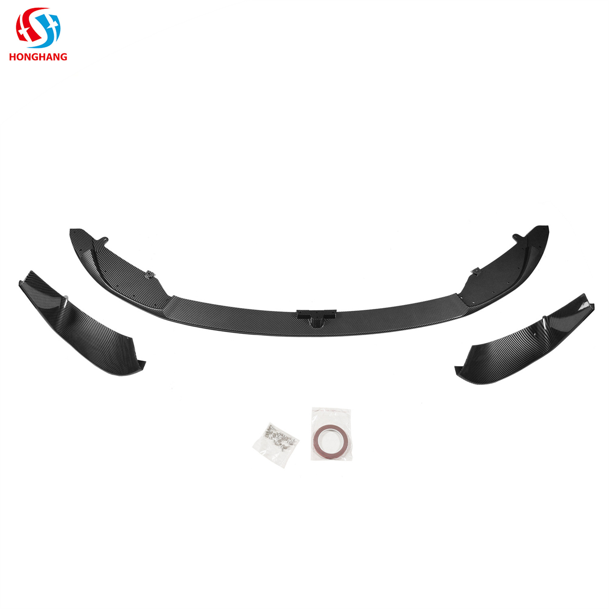 Honghang Automotive Parts ABS Carbon Fiber front bumper lip splitter For bmw 4 series f80 f82 m3 m4 style accessories 2014-2018