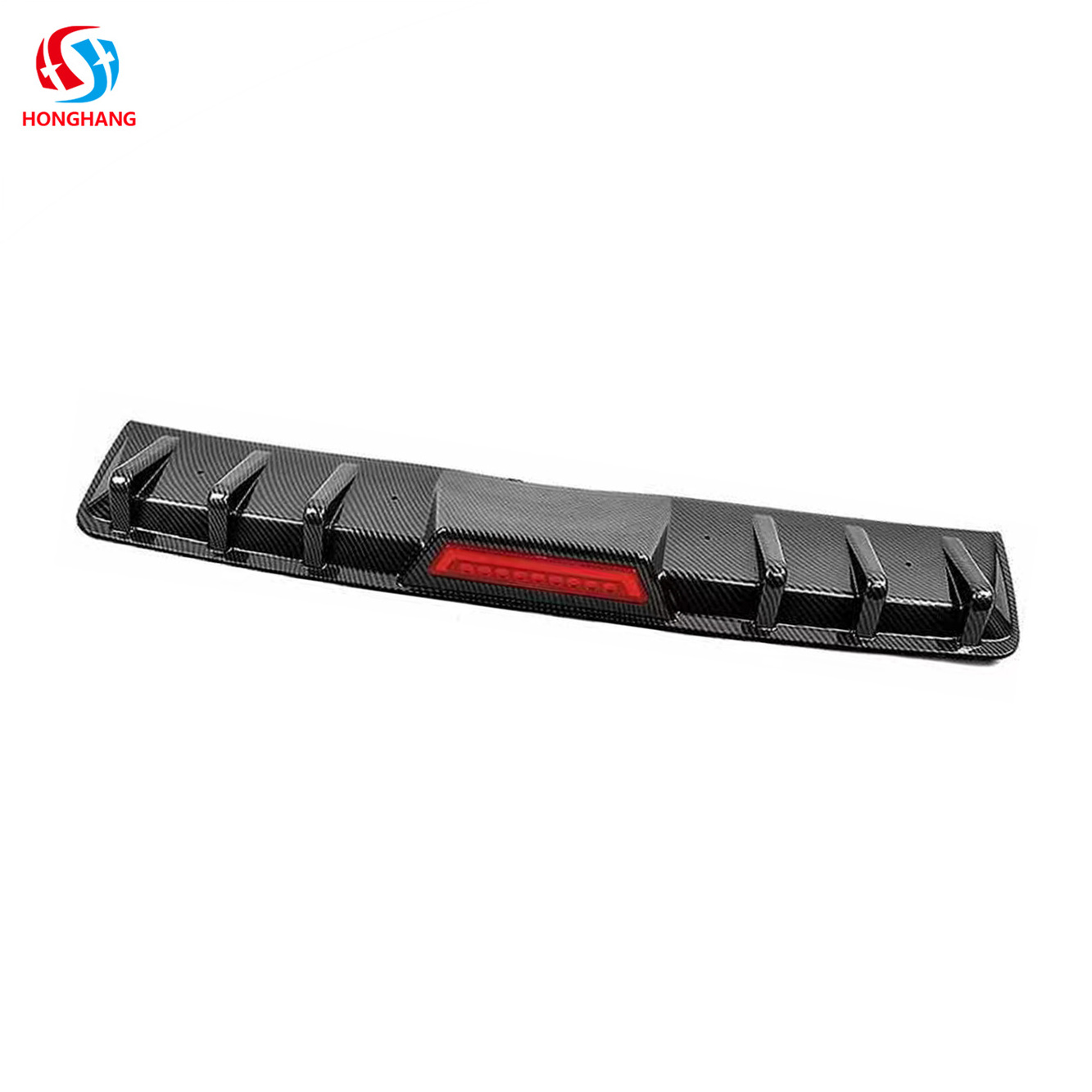 Honghang Brand Manufacture Other Exterior Universal Rear Lip Black And Silver Colour Rear Diffuser for all car