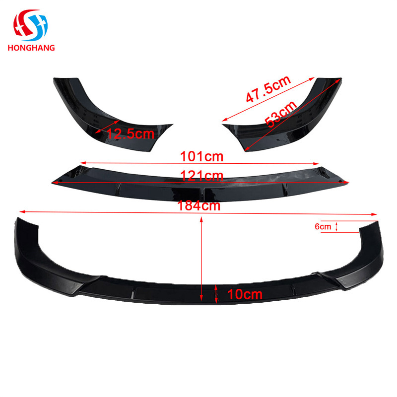 Honghang Auto Accessories New Front Bumper Lip Splitter Body Kit 2014 Accessories 2015+ for JEEP GRAND CHEROKEE SRT Bumper N/M