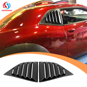 Honghang Hot Sale Rear Window Shutter Vent Cover Exterior Parts Shutter Trim for Dodge Challenger body kit accessories 201