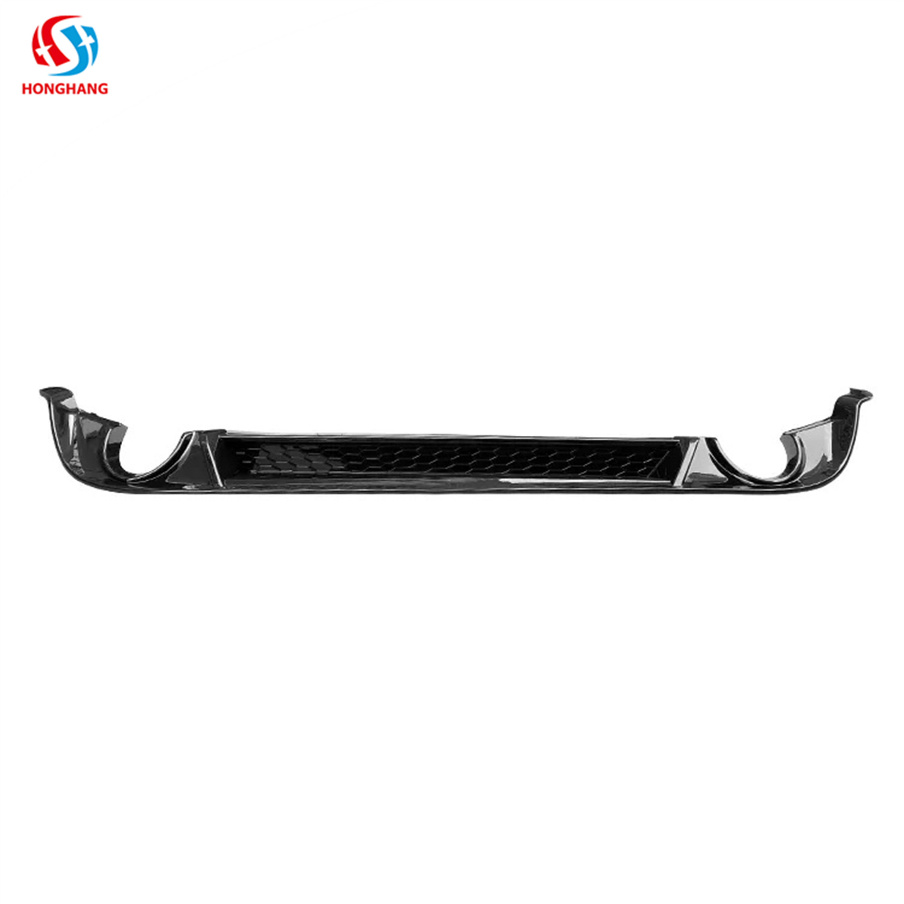 Honghang Car Body Kit Rear Bumper Lip Spoiler Manufactory Outlet ABS Plastic Carbon Fiber for Volkswagen VW GOLF 7.5 MK7.5 GTI