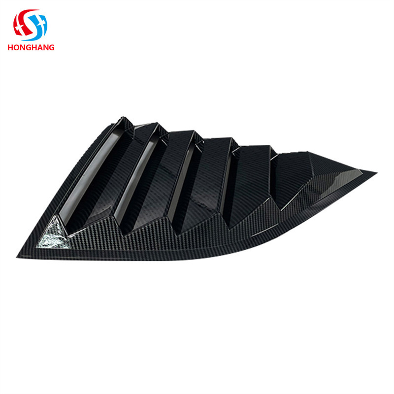 Honghang Hot Sale Rear Window Shutter Vent Cover Exterior Parts Shutter Trim for Dodge Challenger body kit accessories 201