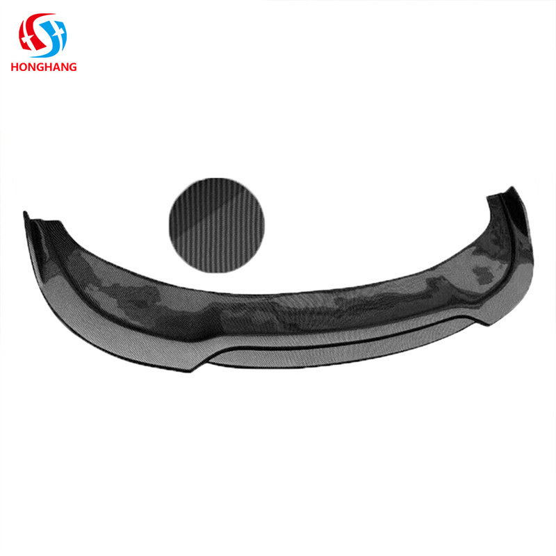 Honghang factory made carbon black Car Front Bumper Lip splitter for Chrysler 300c SRT front lip hot sale