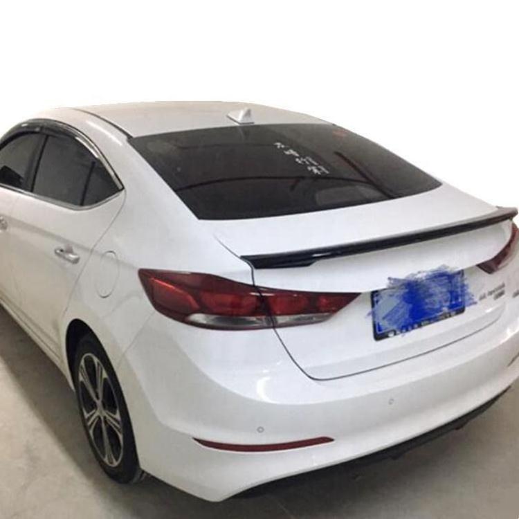 Aleron trasero DSE Brand Roof Wing Spoilers Gloss Black Rear Trunk Spoiler For Elantra 2019 2020