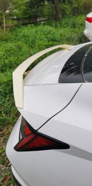 Aleron trasero DSE Brand Roof Wing Spoilers Gloss Black Rear Trunk Spoiler For Elantra 2019 2020