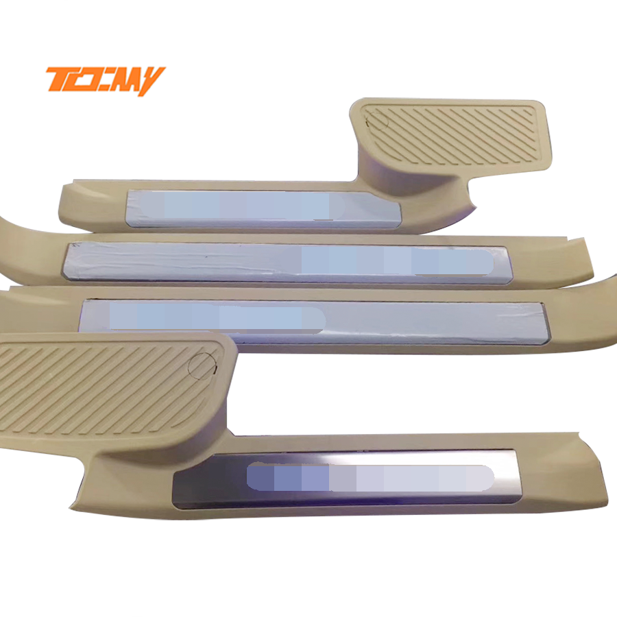 TDCMY Car body kits plate running board side step threshold strip non-slip For Land Cruiser LC200 2018 2019 2020