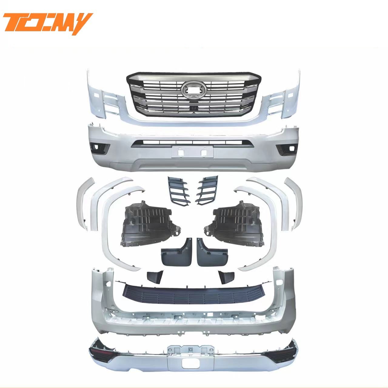 TDCMY Auto body kit pp car spoiler bumper guard front/rear spoiler spare tyre cover For 2022 Land Cruiser LC300