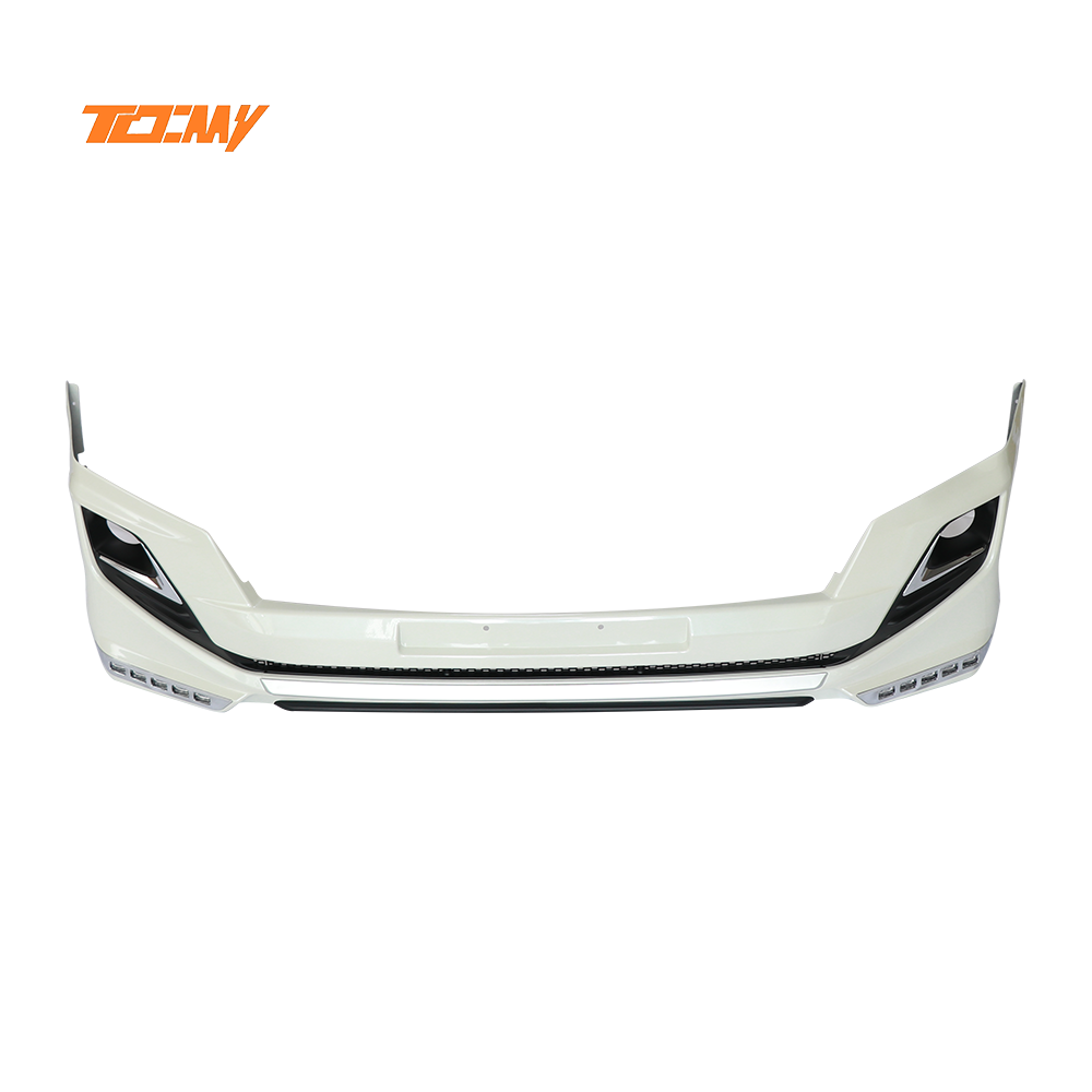 TDCMY Car body kits ABS car spoiler bumper lip grille fog lamp frame For Toyota Prado FJ150 2012-2017