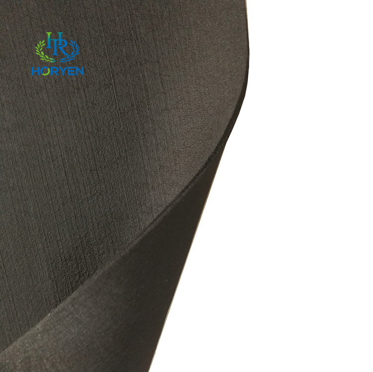 High quality activated carbon non woven fabrics mat 2mm activated carbon felt