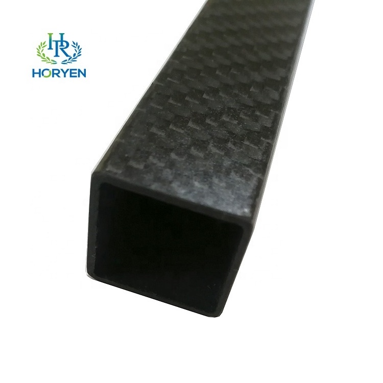 Wholesale high quality hollow carbon fiber square rectangular tube