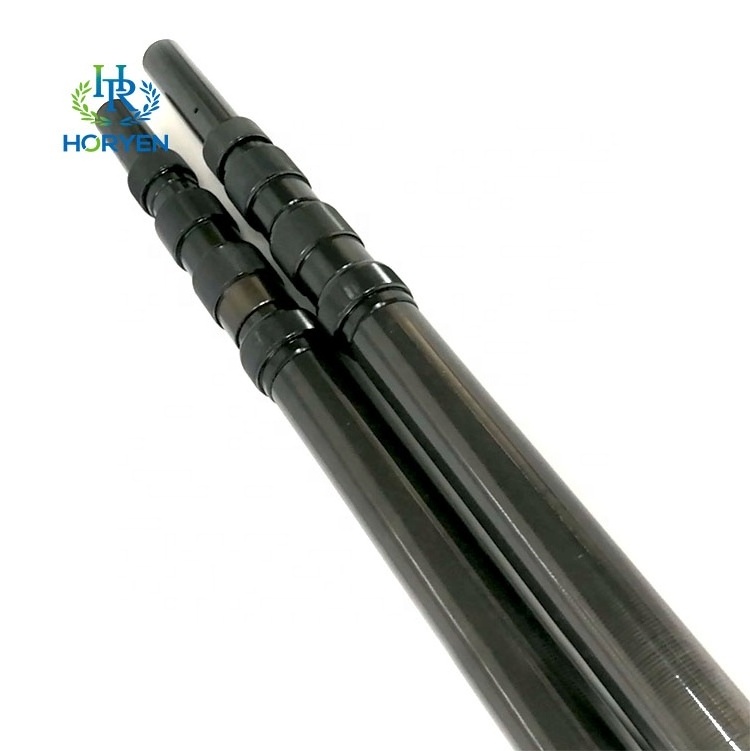 Lightweight Telescoping Carbon Fiber Tubes With Twist Locking Clamps