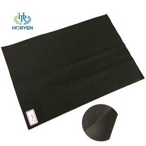 High quality activated carbon non woven fabrics mat 2mm activated carbon felt