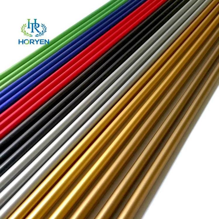 Factory manufacture OEM colored carbon fibre golf shaft