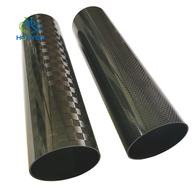 Custom real carbonfiber tube large carbon fiber tube connectors