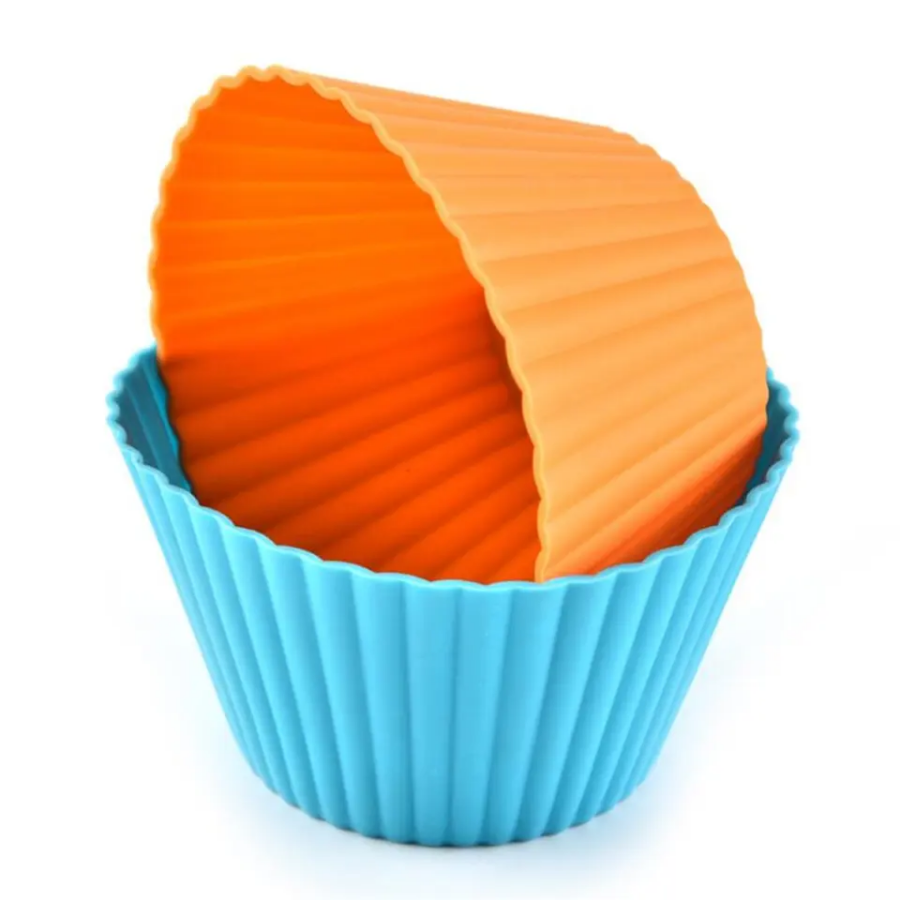 Reusable Dessert Cupcake Liners Silicone Muffin Cake DIY Baking Cups Mold