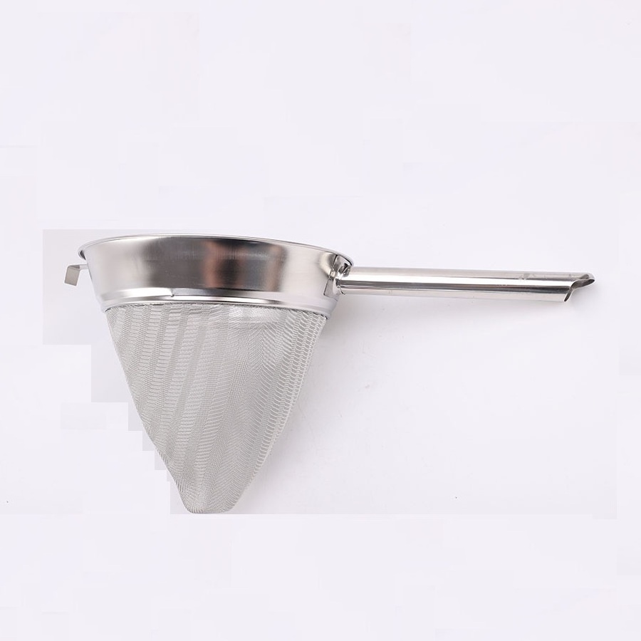 Big Discount 25.3cm Conical Strainer Sustainable Fine Mesh Sieve Stocked Stainless Steel Sieve