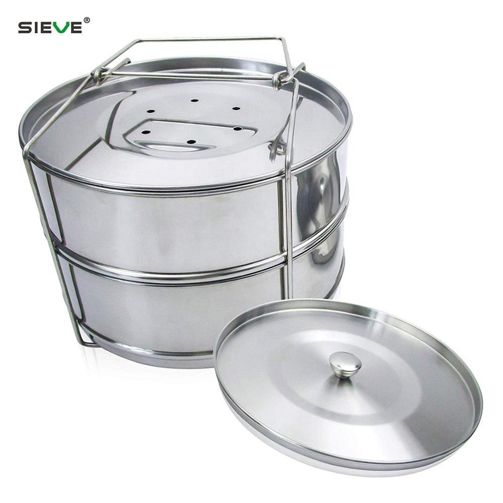 Low Price Silver Steamer Basket Kitchen Stackable Steamer Rounded Pressure Cooker Accessories