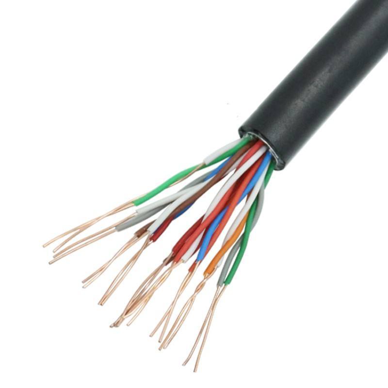 underground cable 50 100 200 300 600 pair armoured ug telephone cable jelly filled aerial communication cable