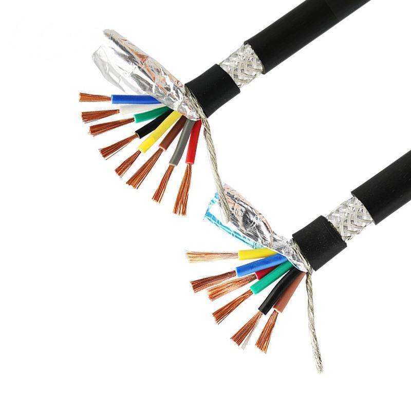 Shielded Cable Towline Wire 2 3 4 5 6 8 1012 16 Core 22 20 18 17 16 AWG High Flexible Drag Chain Cable