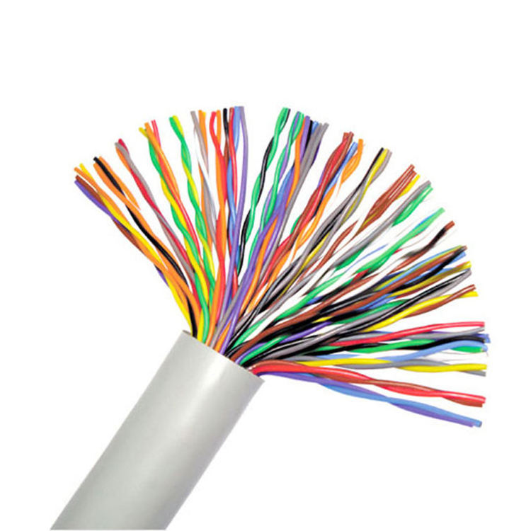 CAT3 CAT5 0.5MM CCA Overhead 20 Pair Telephone Cable Drop Wire Telephone Cable 10 Pairs Rj9 Cable Telephone