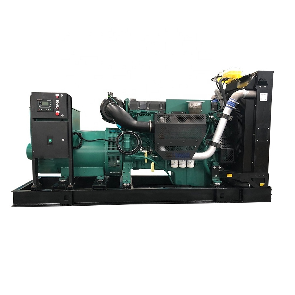 400KW 500KVA VOLVO Penta TAD1651GE Global Warranty diesel power generator set with Famous Brand Alernator