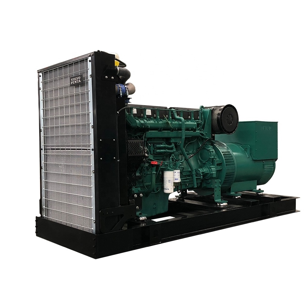 400KW 500KVA VOLVO Penta TAD1651GE Global Warranty diesel power generator set with Famous Brand Alernator