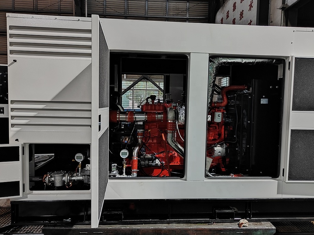 CE Approved 500kW LPG Generator Natural Gas Generator Water Cooled Silent Biogas Genset Price