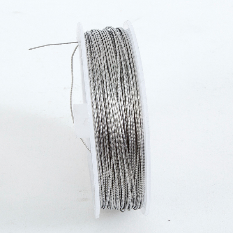 ultra thin 1*7 304 stainless steel wire rope for cable lock