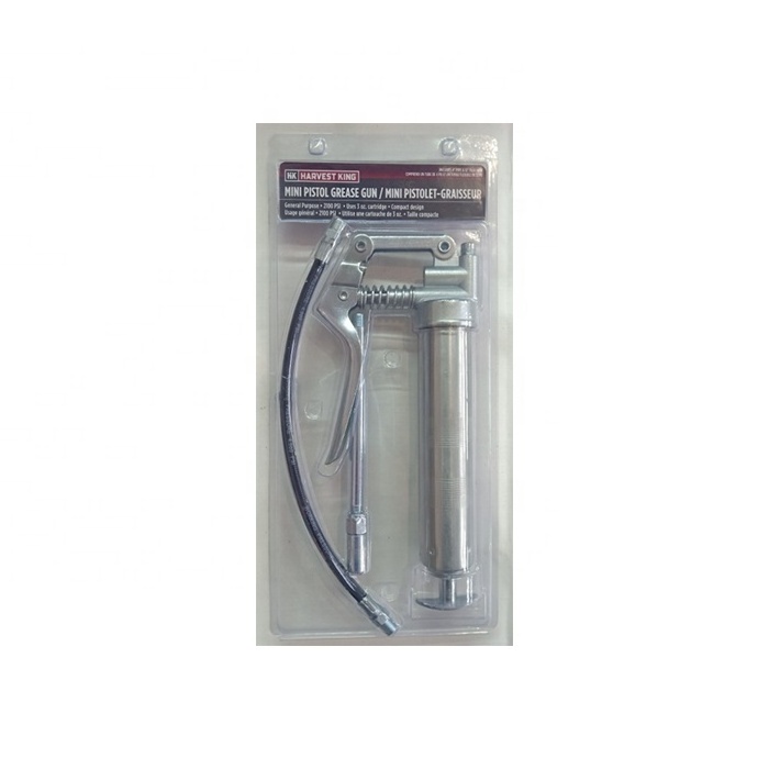 4500 PSI Working Pressure Can be suction loaded Deliver minimum 1/2-oz.grease in 40 strokes Heavy Duty Mini Grease Gun