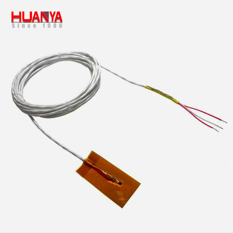 3 wires RTD PT100 temperature sensor flexible pt100 thermocouple probe with high temperature lead wire M8 thread