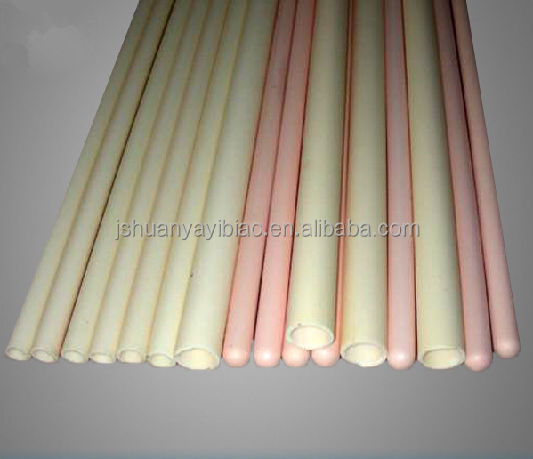 99% Alumina Tube Ceramic Tube / Ceramic Pipe