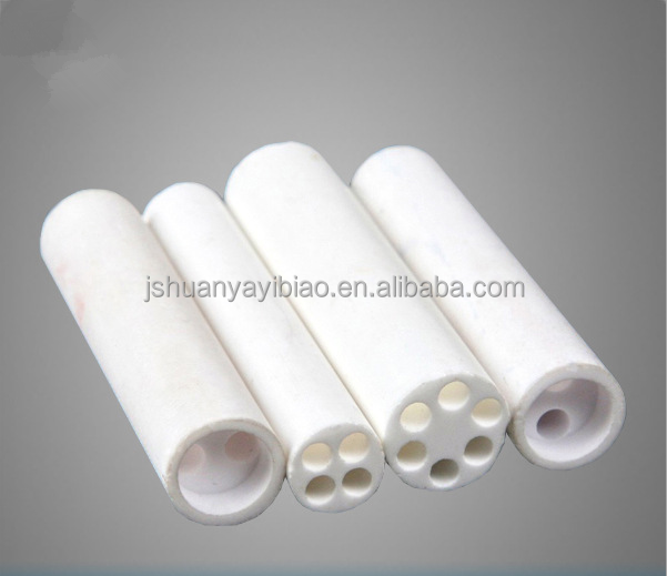 99% Alumina Tube Ceramic Tube / Ceramic Pipe