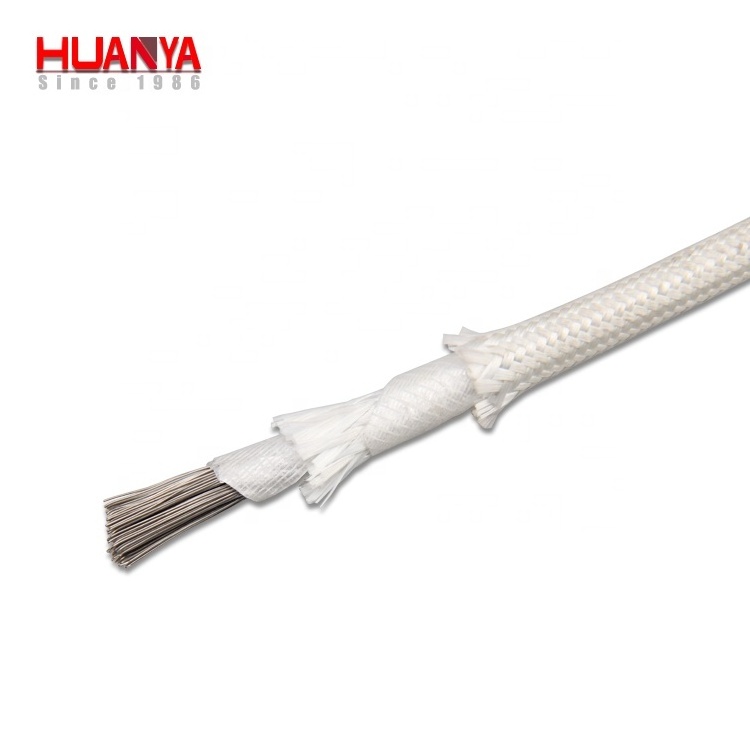 1.5mm/2.5mm/6mm/8mm/10mm/16mm/25mm 500C mica high temperature fiberglass cable asbestos wires