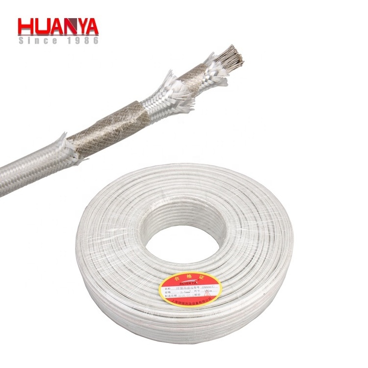 1.5mm/2.5mm/6mm/8mm/10mm/16mm/25mm 500C mica high temperature fiberglass cable asbestos wires