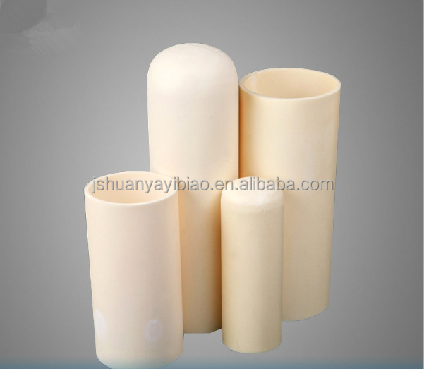 99% Alumina Tube Ceramic Tube / Ceramic Pipe