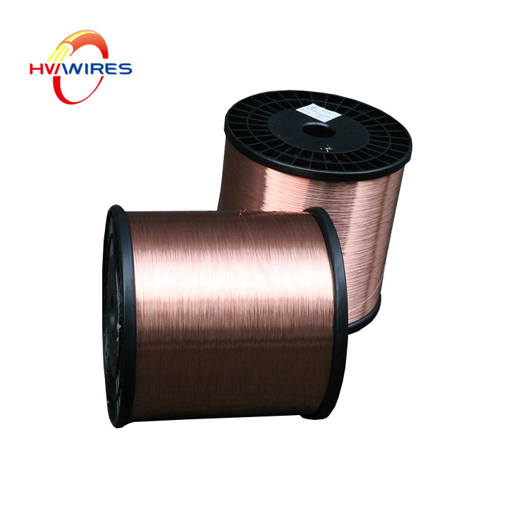 HUAWANG Copper clad aluminum cca wire alloy wire for feeder cable coaxial cable