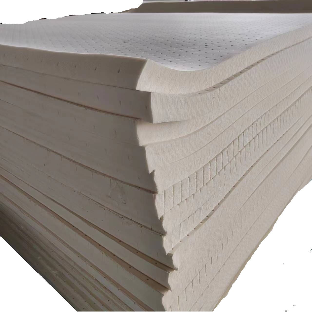 High Quality Latex Foam Factory Low Price Natural Customized Thickness Different Size Rubberized Sheet Mattress Topper Roll