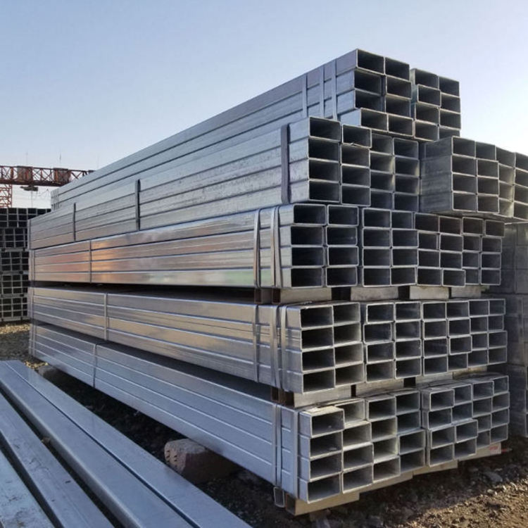 GI rectangular pipe galvanized square steel pipe hollow section pre galvanized scaffold steel tube vietnam suppliers